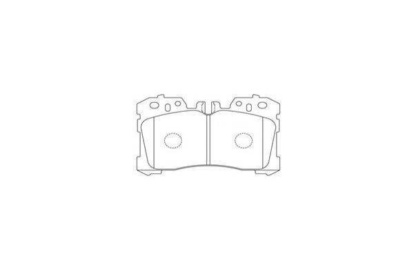 KAVO PARTS Комплект тормозных колодок, дисковый тормоз BP-9137